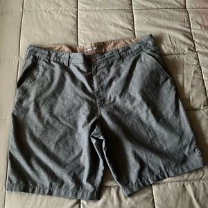 O'Neill Men's Charcoal Flat Front Shorts